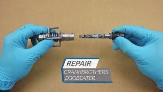 Crankbrothers Eggbeater Repair bearing replacement amp tread contact sleeves [upl. by Tdnarb]