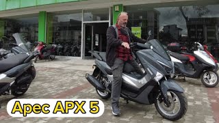 Apec APX5 150 cc scooter incelemesi aldınaldın Kampanyalı fiyat [upl. by Donoho]