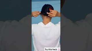 Different hairstyle for wedding function 🌸hairstylehairshortsyoutubeshorts viralvideotrending [upl. by Kcirederf]