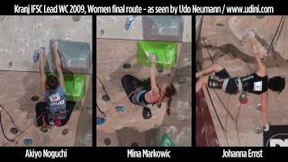 Kranj climbing WC 2009 women finals [upl. by Uchish]