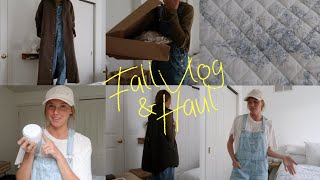 weekly vlog fall clothing haul and fall style current thoughts on my life and plan [upl. by Annanhoj775]