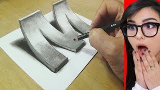 How To Draw 3D ART On Paper [upl. by Westbrooke]