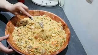 Recette kabyle Couscous kabyles aux légumes trop bon thameqfolt à ne pas rater [upl. by Leonelle]