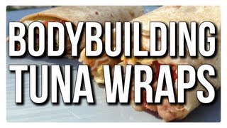 BODYBUILDING SNACK FOR STUDENTS 5 MINUTE TUNA WRAPS [upl. by Bullis]