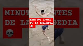 MINUTOS ANTES DE LA TRAGEDIA youtubeshorts shorts [upl. by Nylirek]