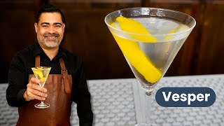 Drink Like James Bond with This Vesper Martini Recipe cocktailsandmixology cocktails [upl. by Nybbor507]