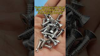 Torx Countersunk Head Fine Thread Beam Tail Selfdrilling Screwsfastener screw hardware doors [upl. by Arodasi]