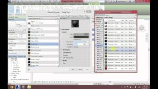 How to Change Materials and Render Appearance in Revit Architecture [upl. by Attelocin]