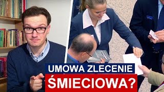 Dlaczego umowa zlecenie jest śmieciowa Wskazówki Prawne 5 [upl. by Alejandrina205]