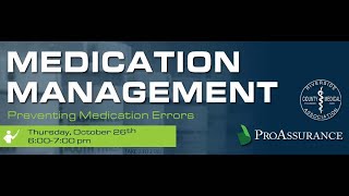 Medication Management Preventing Medication Errors [upl. by Valaree]