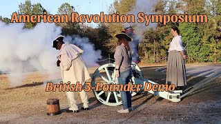 British 3Pounder Cannon Firing Demo [upl. by Anny]