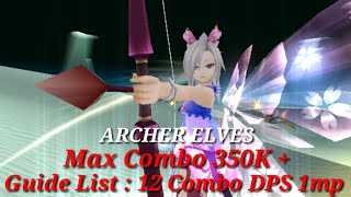 Toram Online  List 12 Combo DPS ARCHER ELVES [upl. by Carder]