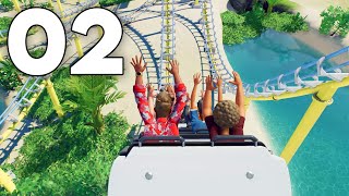 Planet Coaster 2  Part 2  Building a Roller Coaster [upl. by Donaghue]