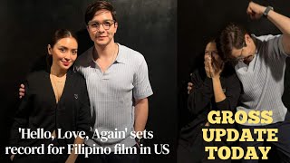 Hello Love Again Gross Update Today November 182024 • HLA Record Breaking Top 8 movie in US [upl. by Janel]