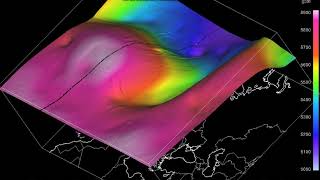 GFS Geopotential height and MSLP in 3D Severe Weather Europe Andrej Flis Recretos [upl. by Gowrie]