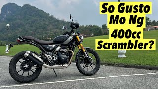 2024 Triumph Scrambler 400 X  Full Review Sound Check and First Ride [upl. by Zoubek802]