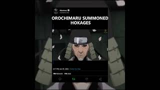 OROCHIMARU SUMMONED HOKAGESamv [upl. by Tillion]