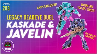 TRDQ Transformers Legacy Deadeye Duel 2Pack Ascenticon Kaskade VS Senate Guard Javelin Review [upl. by Nolrev302]