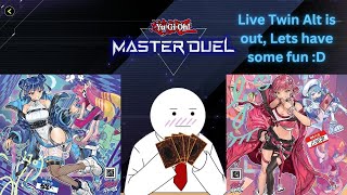 Masterduel Lets play the Vtuber deck Live Twins [upl. by Ttirrem]