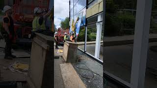 Glass install at Goldex Crossways Dartford [upl. by Krenn512]