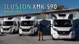 Il miglior camper Semintegrale 599 cm ILUSION XMK 590 PREMIUM  NOVITÀ 2024 [upl. by Donnelly]