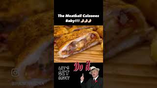 Meatball Calzones alexiafoodees food uhadmeatkitchen [upl. by Suirtemid]