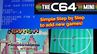 C64 Mini  SIMPLE Step by Step Guide to Adding new games  link to buy in description [upl. by Nolrev]