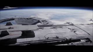 Rogue one  Battle Of Scarif  All XWing scenes [upl. by Ahsropal]