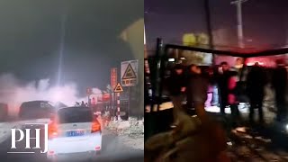 Car And Train Collision In Liaoning Kills 2 Injures 4  PHJ [upl. by Silsbye106]