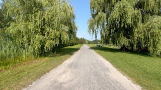 Ambient Bicycle Ride through Angrignon Park July 2024 4K [upl. by Osman]