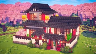 EXPLORE JAPANESE HOUSE IN MINECRAFT 😎😱 [upl. by Gusti]