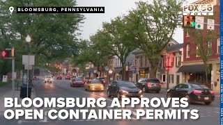 Bloomsburg approves open container permits for special events despite mixed reactions [upl. by Leaffar]