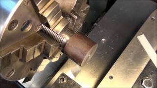 Turning a Diameter to Size on the Lathe [upl. by Sidoeht288]