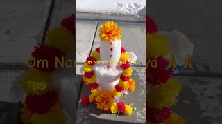 Hara hara shivane Om Namah Shivaya lordshiva karthikamasam snowshiva snow shiva arunachalasiva [upl. by Maillw]