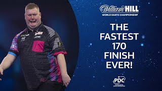 EVANS WINS WITH A 170  201920 William Hill World Darts Championship [upl. by Neelyaj]