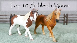 Top 10 Favourite Schleich Models  Part 2 Mares  2021 [upl. by Ariaec]