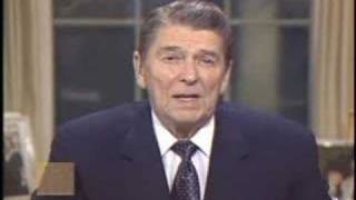 President Ronald Reagan  Address on IranContra [upl. by Herwick]