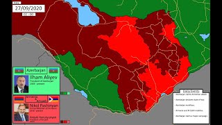 Second Karabakh War 2020  Every Hour with Daily Events [upl. by Cyb78]