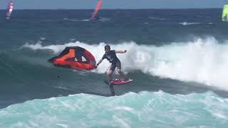 wingfoiling in HAWAII hookipa [upl. by Tomasz689]