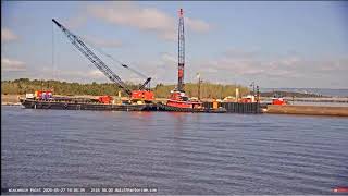 Superior breakwater work 052720 [upl. by Chryste]