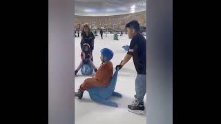 Ice Skating in Villagio Mall😊 [upl. by Rehoptsirhc313]