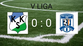 KKS KALISZ II  POLONIA MARCINKI KĘPNO 00 CAŁY MECZ V LIGA [upl. by Eiliah]