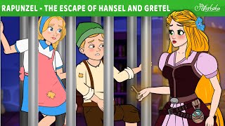 Rapunzel with Hansel and Gretel 🍭  Bedtime Stories for Kids in English  Fairy Tales [upl. by Suehtomit]