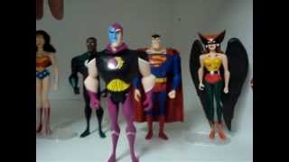 Review 6pack Thanagar Attacks e JLU Eclipsed  Coleção Liga da Justiça JLU Mattel [upl. by Htedirem]