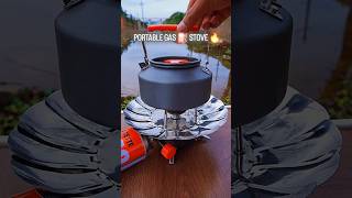 Portable Gas Stove SquareShaped Gas Butane Burner Camping Stove Folding Furnace Stove travelling [upl. by Niessuh]