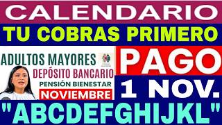 📅 CALENDARIO OFICIAL📆PAGOS ADELANTADOS☝️6000 ADULTOS MAYORES 65 🎉 PENSIÓN BIENESTAR 🎁 [upl. by Judye]