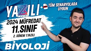 11Sınıf Biyoloji 2Dönem 1Yazılı  20232024 Örnek Sınav [upl. by Ruel]