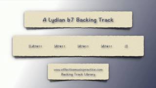 A Lydian b7 Backing Track [upl. by Charlena489]