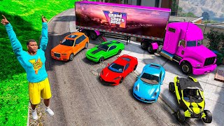 COLECIONANDO CARROS DO GTA 6 NO GTA 5 [upl. by Nueormahc]