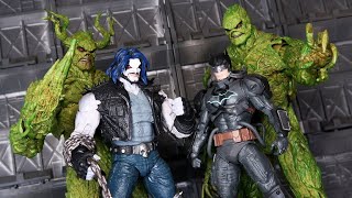 阿姆微的玩具簿 McFarlane Toys 麥法蘭 DC Multiverse Swamp Thing 沼澤異形  Batman Hazmat Suit 蝙蝠俠 危險裝甲  Lobo 暴狼 [upl. by Ahseei]